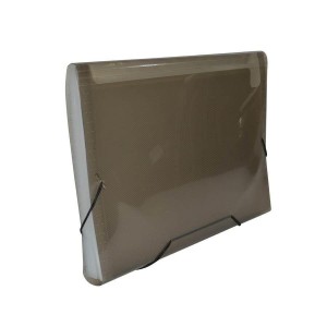 PASTA SANFONADA PLÁSTICA A4 C/ 12 DIVISÓRIAS FUME POLIBRAS