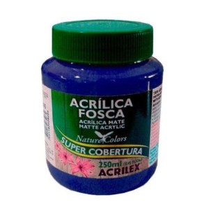TINTA ACRÍLICA FOSCA 250ML AZUL TURQUESA 501 ACRILEX