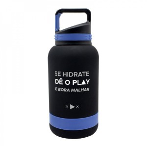 GARRAFA MOSQUETÃO 500ML DÊ O PLAY ZONA CRIATIVA