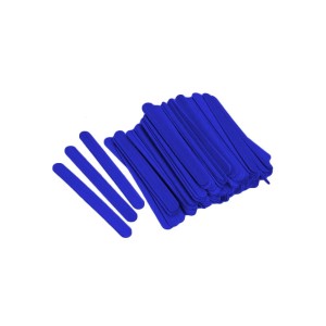 PALITO DE SORVETE PONTA REDONDA ESCOLAR 100 UNIDS AZUL THEOTO