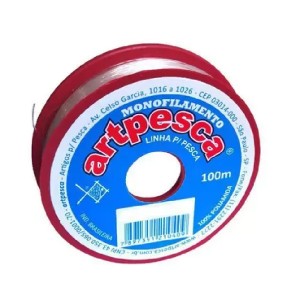 LINHA ARTPESCA COR BRANCA 0,30MM 100 METROS