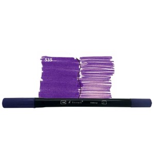 CANETA BRUSH DUALTIP COM PONTA PINCEL E EXTRA FIN 535 YES