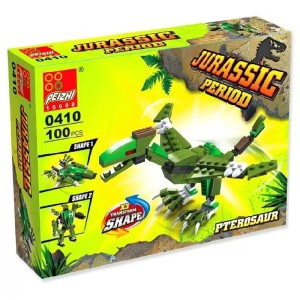 BRINQUEDO PARA MONTAR CYBERDINO BLOCOS 100 PCS
