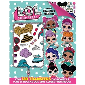 LIVRO COM TRANSFER MÁGICO LOL SURPRISE
