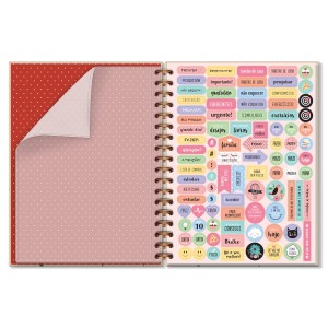 CADERNO COLEGIAL 10 MATERIAS LOVE GARDEN FINA IDEIA