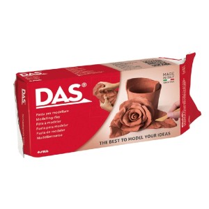 MASSA DE MODELAR CERAMICA FRIA 500G TERRACOTA DAS