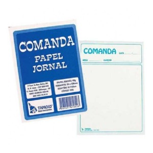 COMANDA PAPEL JORNAL 50FLS TAMOIO