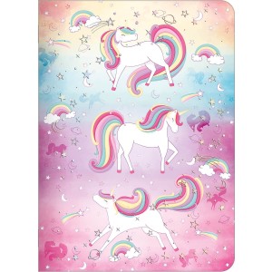 CADERNETA GRAMPEADA FLEXÍVEL BLINK 32 FOLHAS TILIBRA