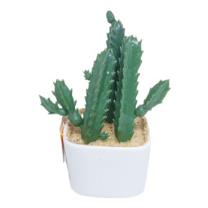 VASO CERÂMICA PLANTA ARTIFICIAL SORTIDO