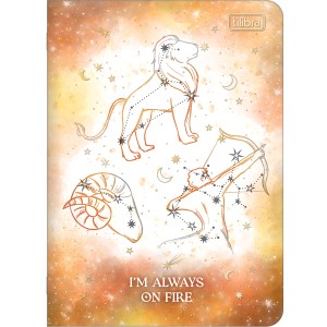 CADERNO GRAMPEADO FLEXÍVEL MAGIC 32 FOLHAS TILIBRA