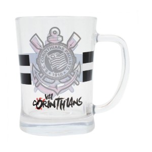 CANECA VIDRO 660ML VAI CORINTHIANS MILENO