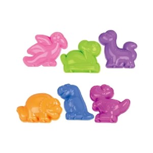 KIT DE AREIA MÁGICA DINOSSAUROS 400G ACRILEX