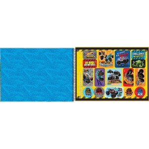 CADERNO ESP CART DESENHO CD HOT WHEELS MONSTER 80FLS TILIBRA