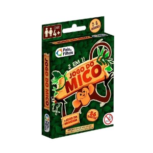 JOGO DO MICO 2 EM 1 C/56 CARTAS PAIS&FILHOS
