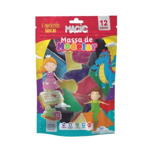 MASSA MODELAR 12 CORES MAGIC