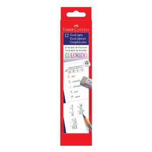 ECOLAPIS GRAPHICOLOR AZUL 12 UNIDS FABER-CASTELL
