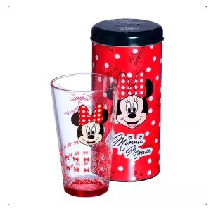 COPO DE VIDRO INCAN 500ML MINNIE MOUSE ZONA CRIATIVA