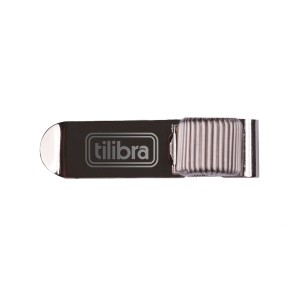 PORTA CANETA PEN LOOP CLIP  PRATA TILIBRA