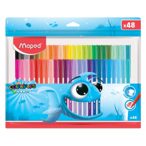 CANETA HIDROGRÁFICA 48 CORES COLOR’PEPS OCEAN POLVO MAPED