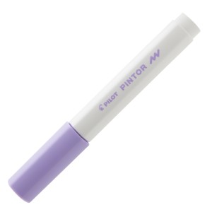 CANETA MARCADOR PILOT PINTOR FINA 1.0MM PASTEL VIOLETA