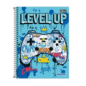 CADERNO ESPIRAL CD UNIV 10M SHOW 160 FLS TILIBRA