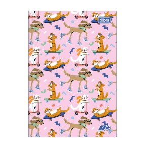 CADERNO BROCHURA CAPA DURA 1/4 D+ 96 FLS TILIBRA