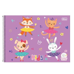CADERNO ESPIRAL CD CARTOGRAFIA SAPECA FEMININO 96FLS TILIBRA