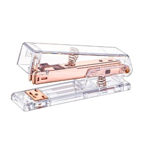 GRAMPEADOR DE MESA TRANSPARENTE OURO ROSE TILIBRA
