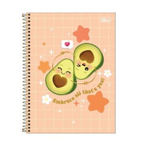 CADERNO ESPIRAL CD UNIV 1M ABACUTE 80 FLS TILIBRA