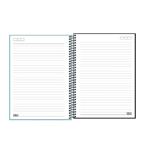 CADERNO ESPIRAL CAPA PLAST UNIV 1M NEON ROXO 80FLS TILIBRA