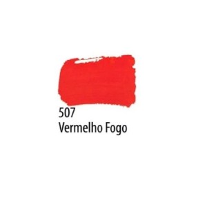 TINTA PVA FOSCA 250ML VERMELHO FOGO 507 ACRILEX