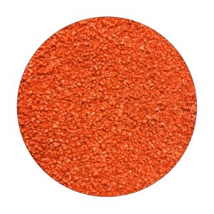 AREIA COLORIDA LARANJA 500G CORES BRILHOS