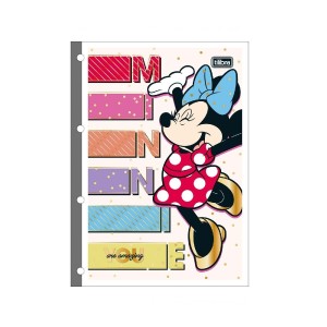 REFIL TILIFLEX CADERNO ARGOLADO UNIV MINNIE 80 FLS TILIBRA