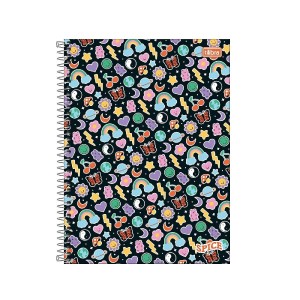CADERNO ESPIRAL UNIVERSITÁRIO CD 1M 80FLS SPICE FEM TILIBRA