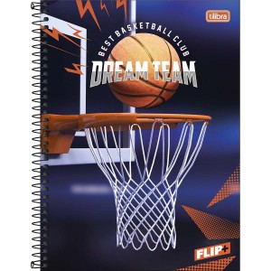 CADERNO ESPIRAL UNIVERSITÁRIO CD 10M 200FLS FLIP TILIBRA