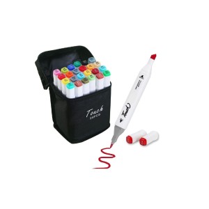 CANETAS MARCADOR PONTA DUPLA TOUCH 24 CORES