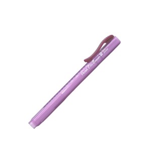 CANETA BORRACHA  CLIC ERASER TRANSPARENTE ROSA PENTEL