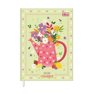 AGENDA COSTURADA DIÁRIA CHARME M4 TILIBRA