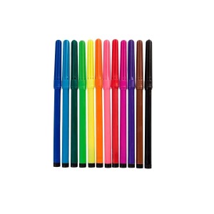 CANETA HIDROGRÁFICA 12 CORES LEO&LEO