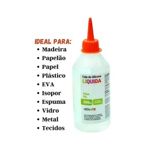 COLA DE SILICONE LÍQUIDA 225G 250ML LEOARTE
