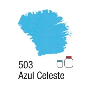 TINTA ACRÍLICA FOSCA 250ML AZUL CELESTE 503 ACRILEX