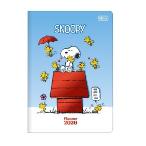 PLANNER GRAMPEADO COLEGIAL SNOOPY 90G M7 TILIBRA