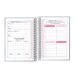 AGENDA ESPIRAL DIÁRIA M4 GLOW TILIBRA