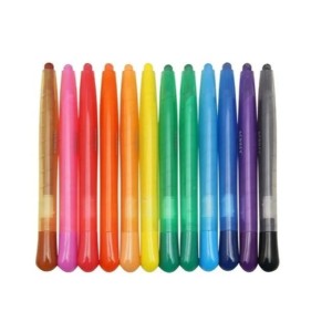 GIZ DE CERA RETRÁTIL TWIST 12 CORES ACRILEX