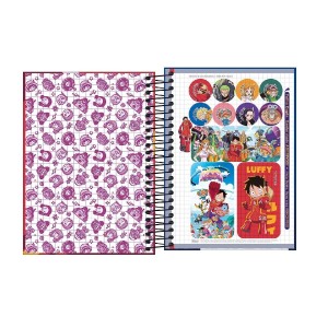 AGENDA ESPIRAL DIÁRIA ONE PIECE M4 TILIBRA