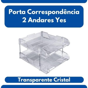 PORTA CORRESPONDENCIA 2 ANDARES TP CRISTAL YES