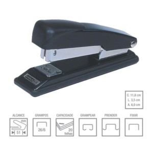 GRAMPEADOR METÁLICO 207 26/6 EAGLE