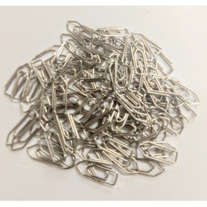 CLIPS MINI N°5 ARAME NIQUELADO C/ 100 UNIDS