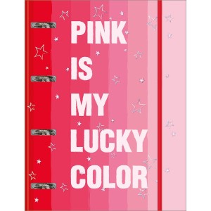 CADERNO ARGOLADO CARTONADO LOVE PINK TILIBRA