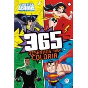 365 DESENHOS PARA COLORIR LIGA DA JUSTIÇA